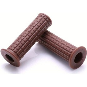 Resim Hightower 2 Adet 1'' 25mm Açık Kahverengi Universal Motosiklet Dirt Bike Atv El Kavrama Tutacakları 