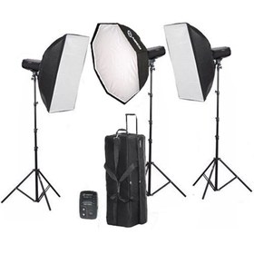 Resim Visico VC-400HH III 3’lü Paraflaş Kiti 