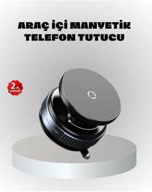 Resim Mey İthalat Mıknatıslı Araç Telefon Tutucu Vakum Teknolojili 360 Ayarlanabilir 