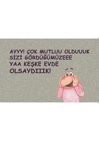 Resim Keşke Ya Kapı Önü Paspas Lovebug-t 