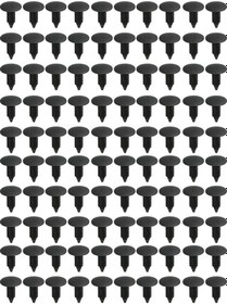 Resim Plastik Bağlantı Elemanı Perçin Klipsleri Çamurluk Ve Tampon Kalkanı Tutucu 100 Adet Naylon Tampon 