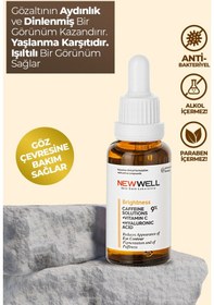 Resim New Well Torbalanma ve Morluk Karşıtı Aydınlatıcı Kafein Göz Altı Serumu 30 ML 