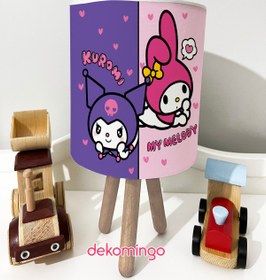 Resim dekomingo MOR VE PEMBE KUROMİ MY MELODY BEBEK VE ÇOCUK ODASI 