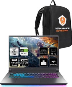 Resim Rog Strix G18 Ultra 9 275Hx 48Gb 256Gb Ssd Rtx5070Ti/12Gb 140W 240Hz 18'' 2.5K Fdos Gaming Lapt 