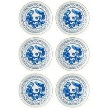 Resim Azul Pasta Tabağı 6 Kişilik 
