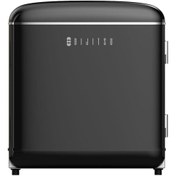 Resim DB80RBL Retro 47 L Tek Kapılı Siyah Mini Buzdolabı Dijitsu