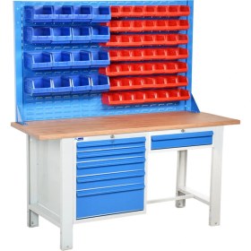 Resim Star Çelik Atölye Çalışma Tezgahı (1600 x 720 x 830-930/1844 mm) 