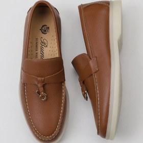 Resim Bueno Shoes Taba Flotter Deri Kadın Günlük Ayakkabı 05ws101 