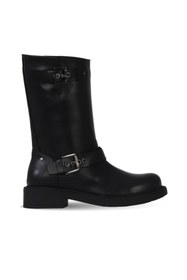 Resim Bueno Shoes Siyah Deri Kadın Topuklu Çizme 39wc2208 