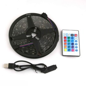 Resim RGB Şerit 30 LED Kumandalı USB Bağlantılı 