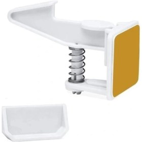 Resim Derin Stok Bebek Çocuk Güvenliği Korumalı Yapışkan Çekmece ve Dolap Için Tutucu Gizli Güvenlik Kilidi 