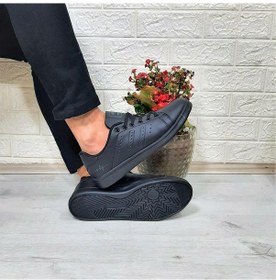 Resim Bestof 041 Siyah-siyah Sneaker Düz Taban Spor Ayakkabı 001 