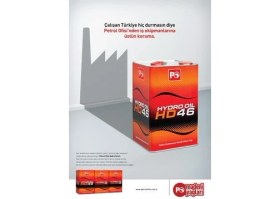 Resim Petrol Ofisi Hydro Oil Hd 46 Teneke 16 Litre - Hidrolik Sistem Yağı 
