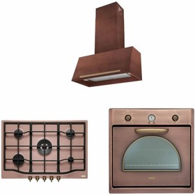 Resim Franke Copper Country Rustik Ankastre Set (3' Lü Set) 