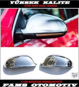 Resim Vw Passat B5 Krom Ayna Kapağı 2 Prç. 2004-2005 Arası P. Çelik 