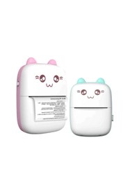 Resim TTT Sevimli Mini Taşınabilir Yazıcı Printer 