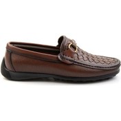 Resim Kahve Leather Erkek Loafer Ayakkabı E01557255316 Kahve 