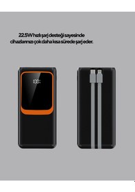 Resim Powerbank 20000 Mah Yüksek Kapasiteli Ve 22.5w Hızlı Şarj Destekli 