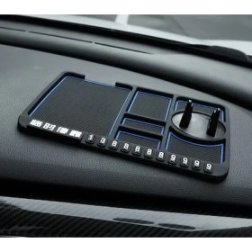 Resim Ozcmax Pratik Torpido Üstü Numaratörlü Telefon Tutucu Kaydırmaz Mat 