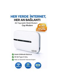 Resim 4g Taşınabilir Mobil Modem - Sim Kart Tak Çalıştır. Kullanımı Kolay - Süper Hızlı Bağlantı 