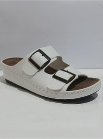 Resim Aryan 09-978 Anatomic Kadın Dolgu Topuk Terlik Beyaz 
