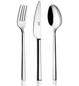 Resim Avcı Klas 84 Parça Çatal Kaşık Bıçak Takımı Gümüş 