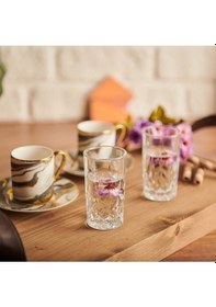 Resim Lav Odin 6'lı Kahve Yanı Bardağı Seti - 104 Ml 