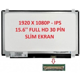 Resim NION Hp Omen 15-ax210nt Ips Hp Omen 15-ax209nt Ips 15.6'' ; Slim Led 30 pin Full Hd IPS Lcd Ekra 