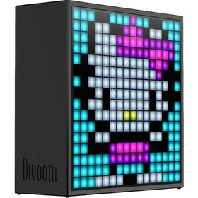 Resim Divoom Timebox Evo Pixel Art Smart Siyah Bluetooth Hoparlör Divoom