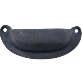 Resim Aspata Store Buğz Antika Tarz Dekoratif Pirinç Düz Tas Mobilya Kulbu - 37X87 Mm, Oksit 