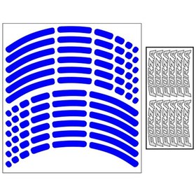 Resim Skm Reflektör Mavi I Forza Jant Şeridi 