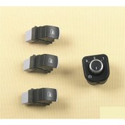 Resim Volkswagen Golf / Gti 2006-2013 Krom Kontrol Düğmeleri 4 Li Set 