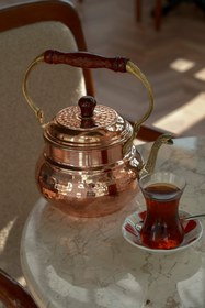 Resim AS EL İTALYAN DEMLİK KIRMIZI 