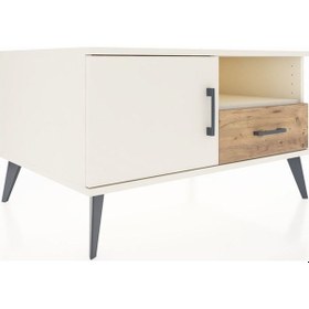 Resim Kronos Şifonyer 2 Raflı Tek Çekmeceli Tek Kapaklı 88x59x48 Aytaşı-aytaşı/çam Aytaşı/çam 