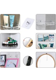 Resim Yapışkanlı Hanger Banyo Mutfak Eşya Vb.askılık Al4465 5 Adet Şeffaf 