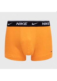 Resim Nike Dri Fit Ultra Stretch 2 Pack Micro 2 Li Paket Kısa Boxer Turuncu Lacivert Lacivert - Turuncu 