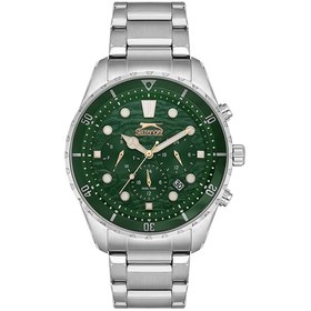 Resim Slazenger Sl.09.2366.2.03 Tüm Fonksiyonları Aktif 10 Atm Suya Dayanıklı Çelik Kordonlu Metalik Renk 