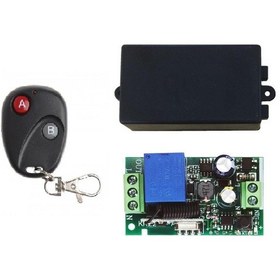 Resim Elektronikport Rf Uzaktan Kumandalı Röle 220V 1 Kanal 10A Rf Alıcı Verici Transm 