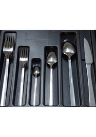 Resim Kardelen Çubuk 12 Kişilik 84 Parça Kaşık Çatal Bıçak Seti Çelik 