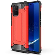 Resim Samsung Galaxy S10 Lite Kılıf Rugged Armor Kırmızı Microsonic