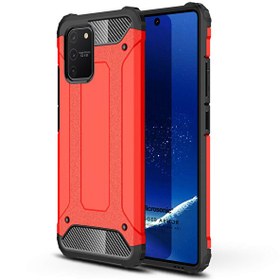 Resim Samsung Galaxy S10 Lite Kılıf Rugged Armor Kırmızı 