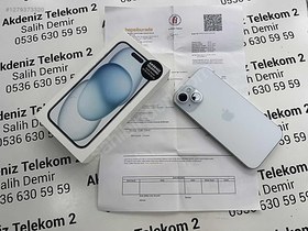 Resim Apple iPhone 15 İkinci El TR | 128 GB | Mavi 