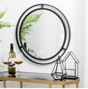 Resim Dünya Dekoratif Metal Ayna 