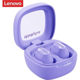 Resim Samdoo Lenovo Xt62 Bluetooth 5.3 Kulaklıkları: Dokunmatik Kontrol, Mikrofonlu, 300mah Şarj Kutusu İle Mor Renk 