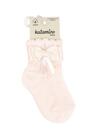 Resim Katamino Pomi Aks Bebek File Çorap 43023 Pembe 