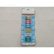 Resim OEM Bıçak Sigorta Seti (12 Adet) 5, 10, 15, 20, 25, 30 Amper Çatal Sigorta Üniversal 