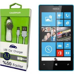 Resim Case Man Nokia Lumia 532 Araç Şarj Cihazı Adaptör + Data Kablosu Hızlı Şarj Özellikli 