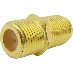 Resim Ata Elektronik 10 Adet Sarı Gold F Ara Rg6 Koaksiyel Kablo Bağlantı Adaptörü 