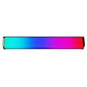 Resim Mikado MD-S605 2x2 5Wx2CH RGB Ledli Oyuncu Siyah USB Sound Bar Speaker Hoparlör (440x60x90mm) 