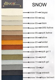 Resim Snow Serisi Premium Silinebilir Döşemelik Kumaş Yeşil 